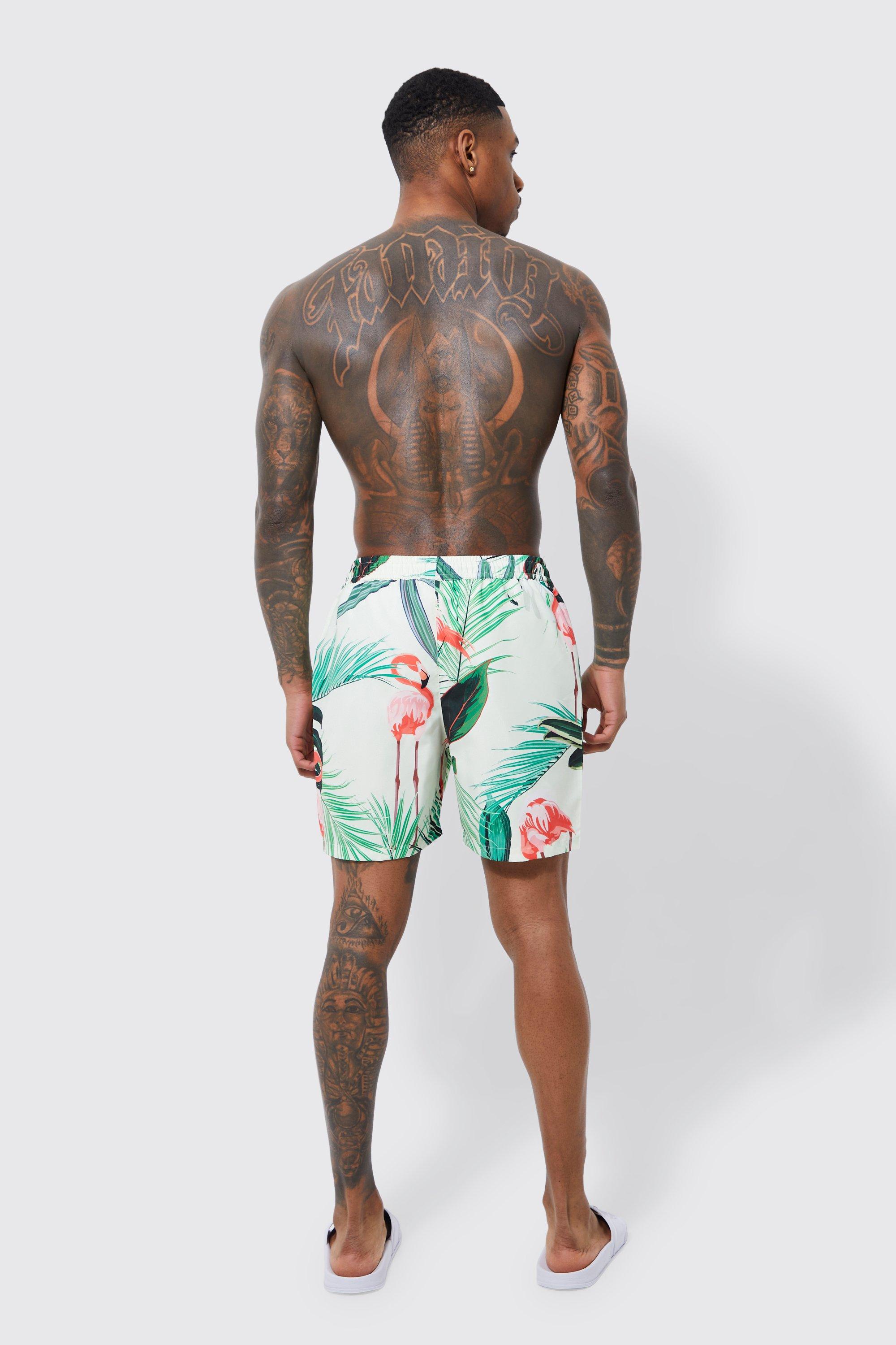 Flamingo hot sale swim trunks